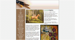Desktop Screenshot of lamplightartgallery.com